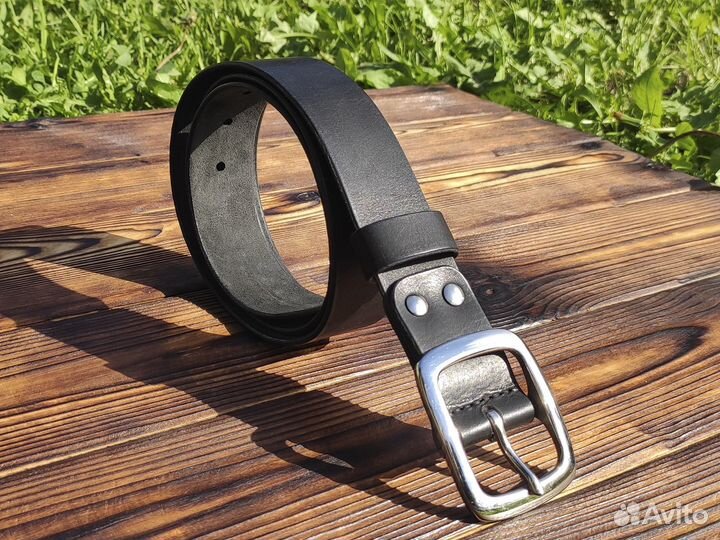 Ремень из кожи. Ручная работа