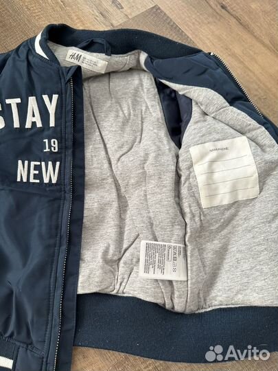 Куртка -бомбер на синтепоне H&M 104р-р