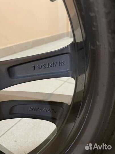 Оригинальные колеса на BMW 5 series R 17 с резиной