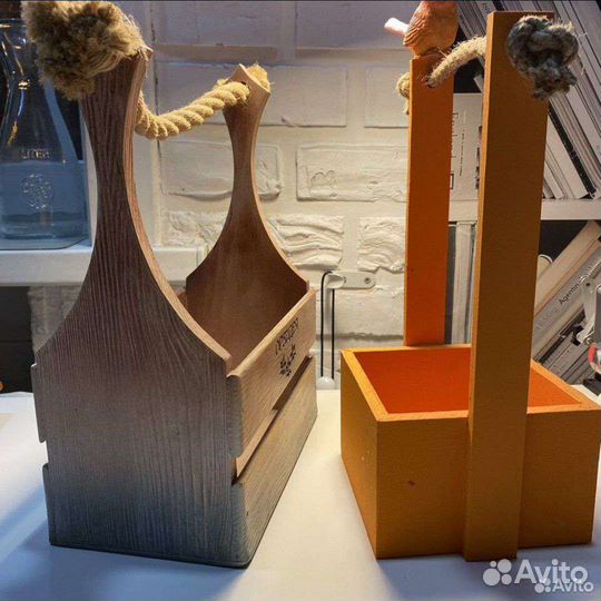 Ящик для цветов кашпо деревянный