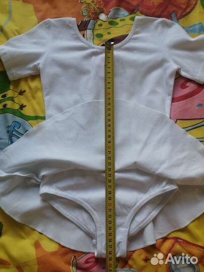 Купальник для танцев белый