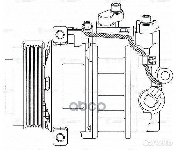 Компрессор кондиц. для а/м Mercedes C (W203) /E