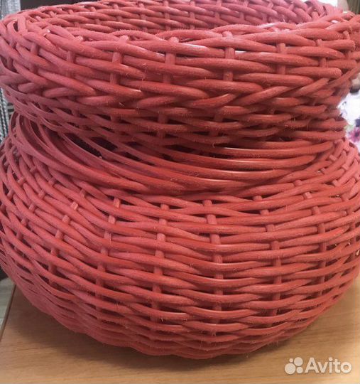 Кашпо из ротанга