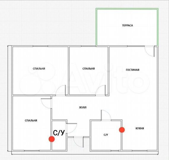 Дом 105 м² на участке 5,6 сот.