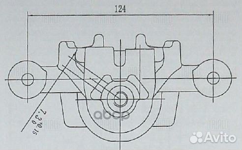 Суппорт торм. для а/м Kia Ceed (07) /Hyundai i3