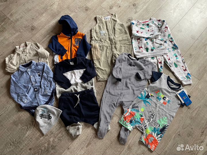 Детские вещи пакетом для мальчика размер 74-80