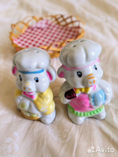 Набор для соли и перца винтаж