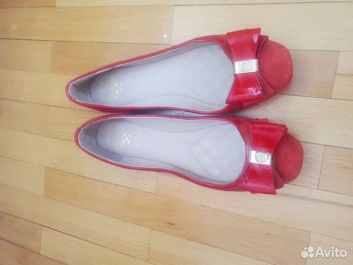 Балетки натуральная кожа 38