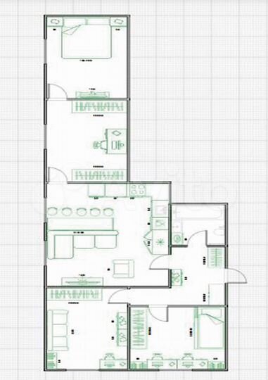 Дом 20 м² на участке 1 сот.