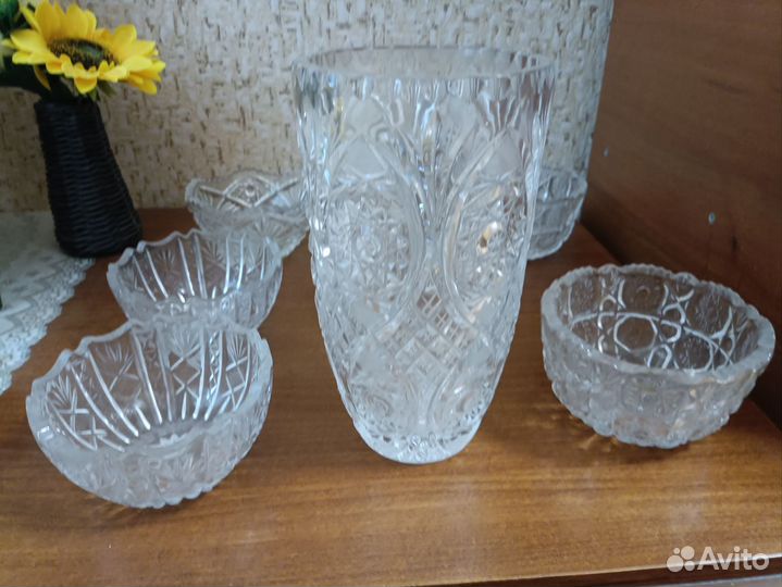Ваза СССР хрусталь