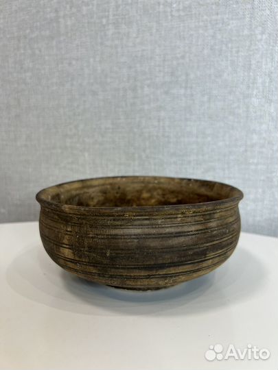 Старинная деревянная тарелка