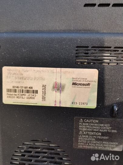 Ноутбук тошиба на запчасти