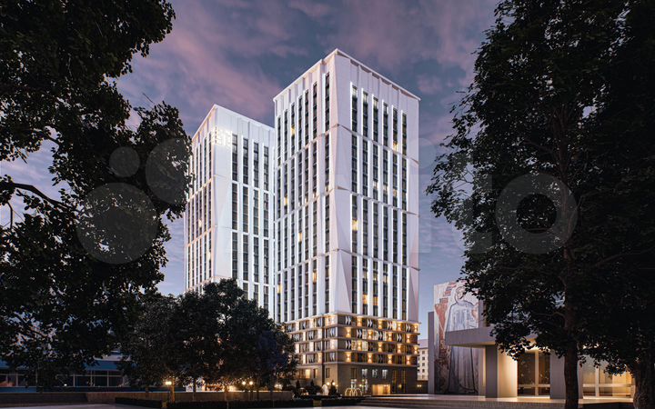 2-к. квартира, 43,4 м², 10/25 эт.