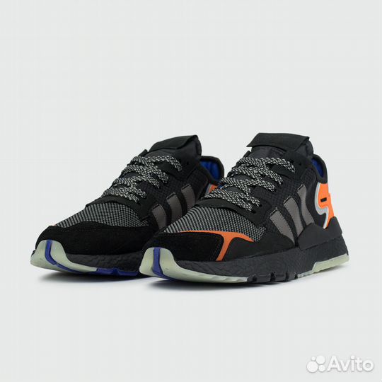 Кроссовки Adidas Nite Jogger Black Orange