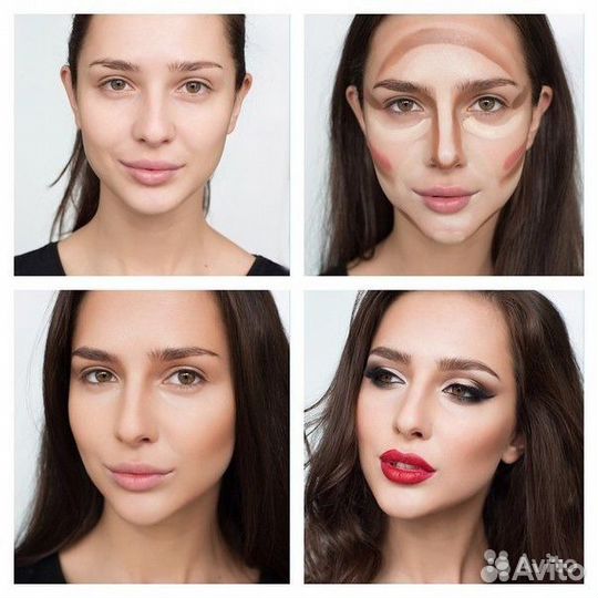 Корректоры и консилеры - палетка на 20 оттенков