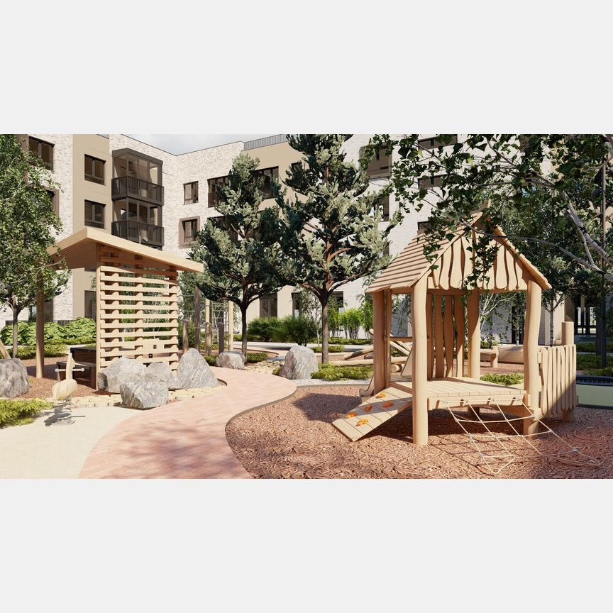 1-к. квартира, 43 м², 1/5 эт.