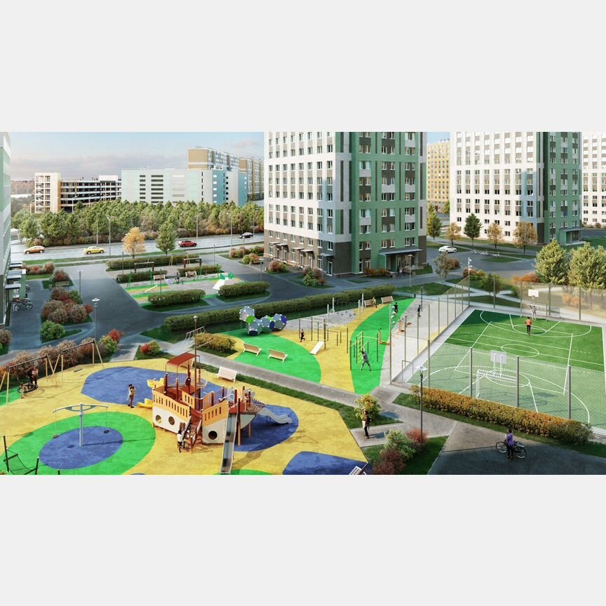 1-к. квартира, 30,9 м², 16/25 эт.