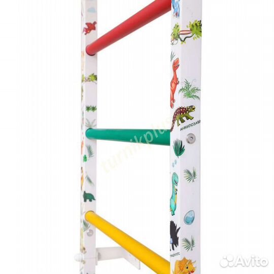 Детская шведская стенка динозавр