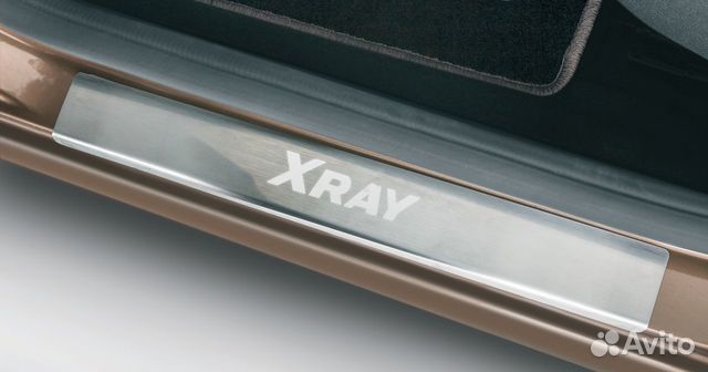 Комплект накладок на пороги X-RAY 2016