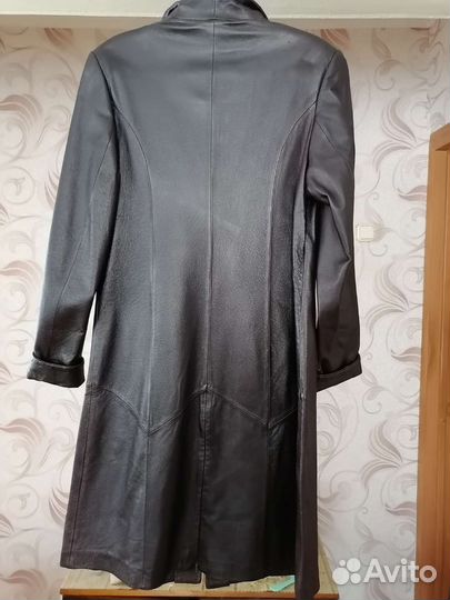 Кожаный френч женский