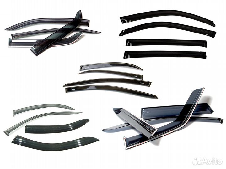 Ветровик накладной skyway Geely MK седан 2008-2015