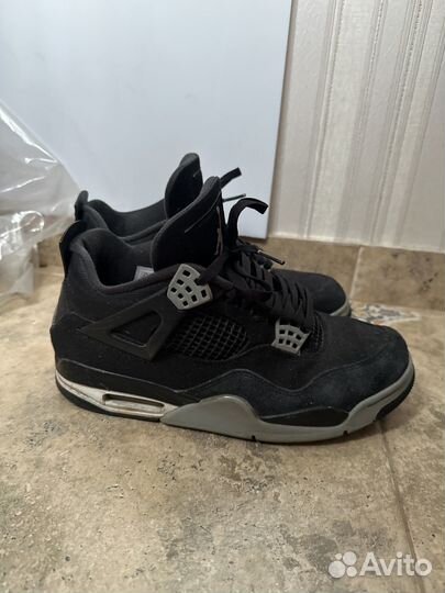 Nike air jordan 4 black canvas 8,5 us