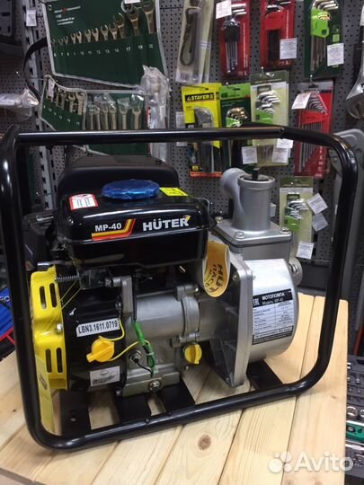 Мотопомпа бензиновая Huter мр-40