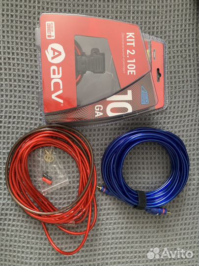 Акустический кабель 2 RCA, 2 шт, Дл 2 метра