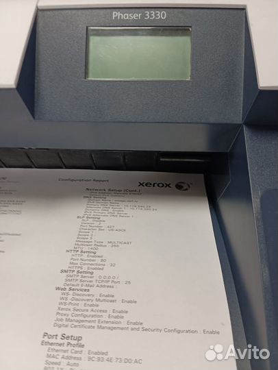 Принтер Xeox 3330 c дуплексом и wifi