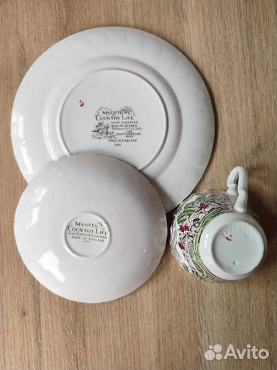 Чайное трио Англия винтаж