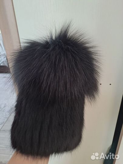 Шапка норковая женская бу
