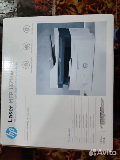 Мфу HP Laser MFP 137fnw