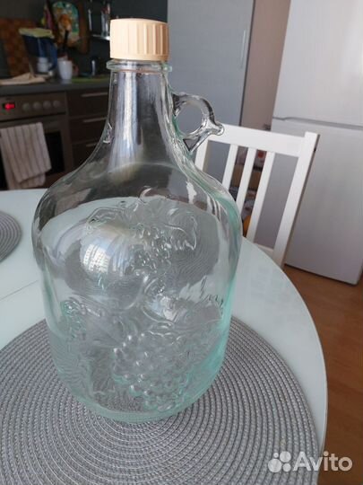 Бутылка стеклянная 5 литров