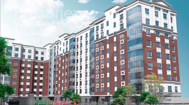 2-к. квартира, 73 м², 2/12 эт.