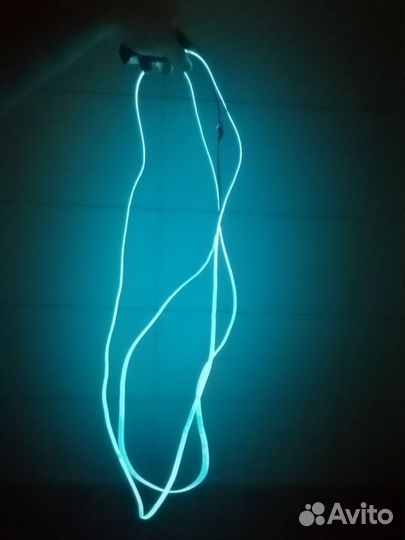 Неоновая подсветка синяя