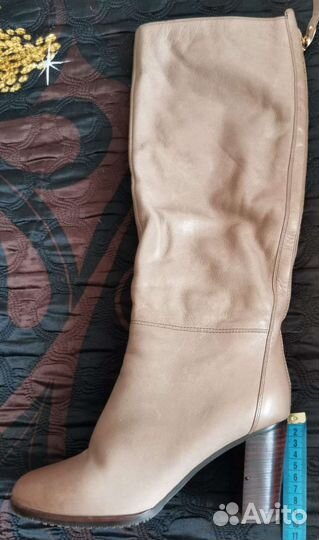 Сапоги зимние натуральная кожа 40