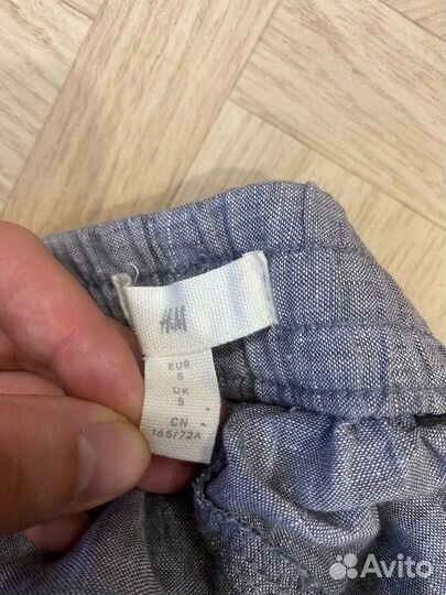 Штаны льняные hm