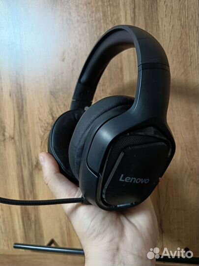 Беспроводные игровые наушники с микрофоном leno