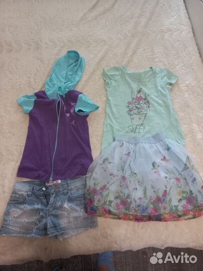 Вещи пакетом на девочку 134 размер