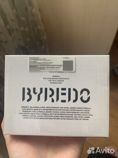 Парфюмерия byredo