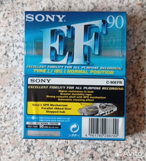 Кассеты Sony EF90