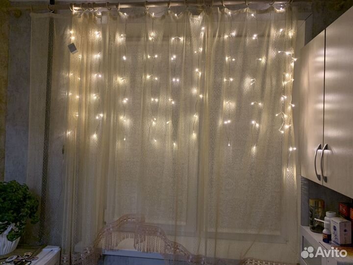 Тюль кухонная