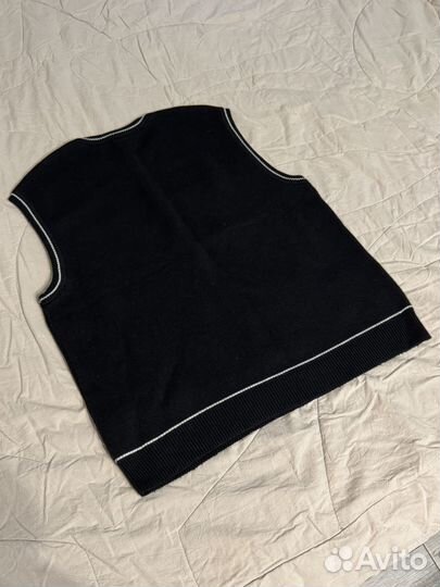 Вязаный жилет Black Metal