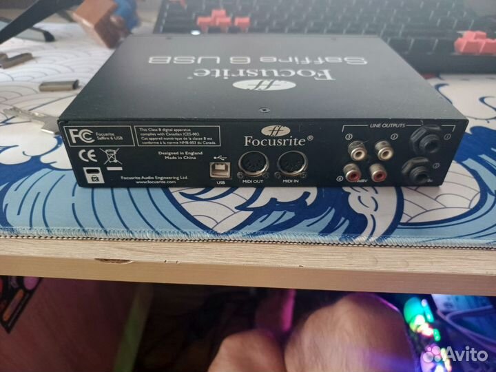 Внешняя звуковая карта focusrite Saffire 6 USB