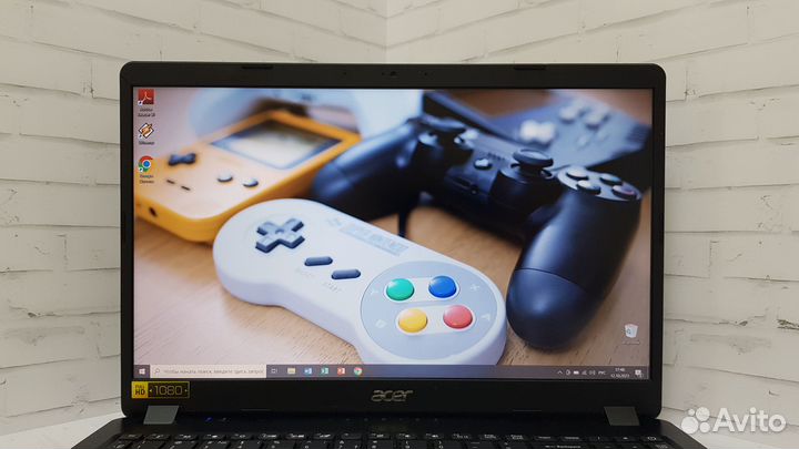 Игровой ноутбук Aсer 4ядра/2видеокарты/8Gb/SSD