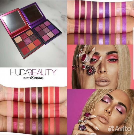 Тени huda beauty оригинал из США