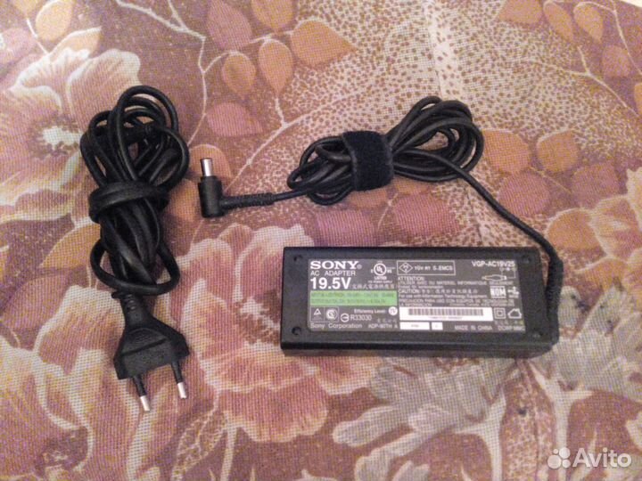Блок питания (зу) Sony Vaio 19.5v/4.7a