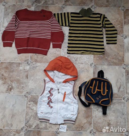 Пакет вещей на мальчика 1.5-2-3 года или выборочно