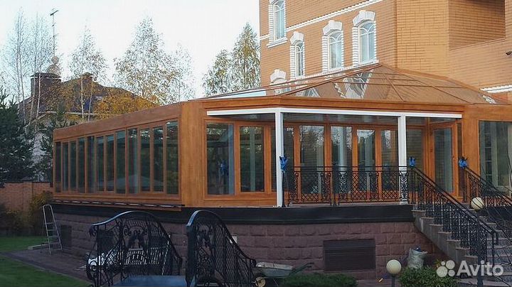 Стеклянная крыша, Остекление террас