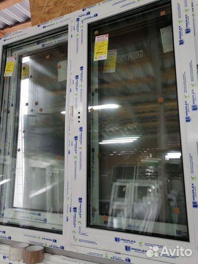 Пластиковые окна 1200х1198 мм